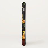 Persoonlijke benaming Rustic Sunflower Wood Case-Mate iPhone Case (Achterkant/links)