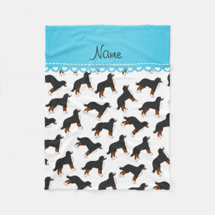 Persoonlijke benaming white Bernese Mountain dogs Fleece Deken