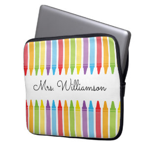 Persoonlijke beoordeling van de leraar regenboogku laptop sleeve
