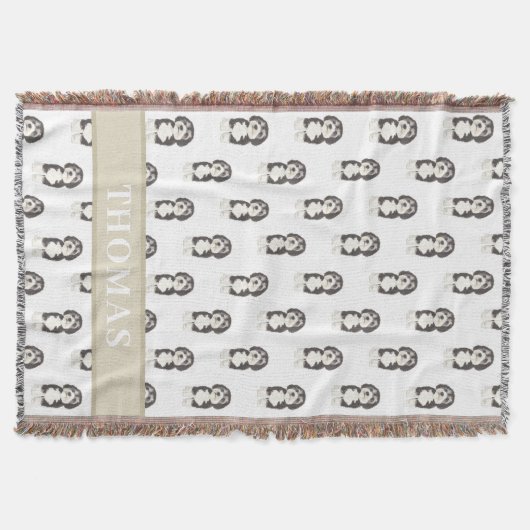 Persoonlijke Bernedoodle Deken (Voorkant)