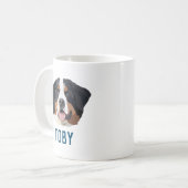 Persoonlijke Bernese Mountain Dog  Koffiemok (Voorkant links)