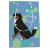 Persoonlijke Bernese Mountain Dog Medium Cadeauzakje (Voorkant)