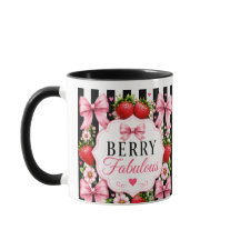 Persoonlijke Berry Fabulous Aardbeienmok