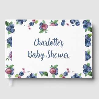 Persoonlijke Berry Sweet Baby Shower  Gastenboek