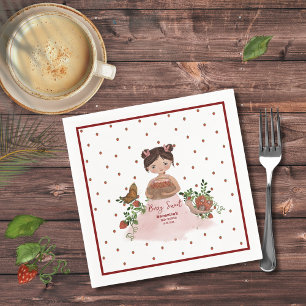 Persoonlijke Berry Sweet Baby Shower Servet