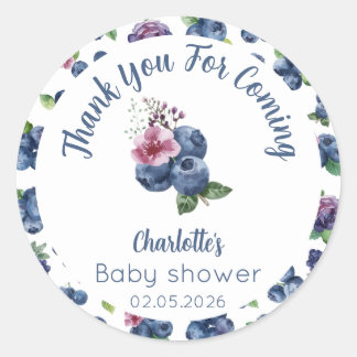 Persoonlijke 'Berry Sweet' Baby Shower Stickers