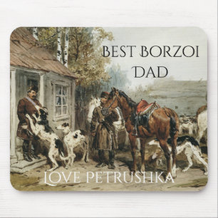 Persoonlijke Beste Borzoi Vader Muismat