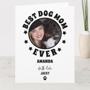 Persoonlijke Beste Hond Moeder Ooit Aangepaste Fot Kaart