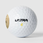 Persoonlijke Beste Man Geborsteld Goud Golfballen (Logo)