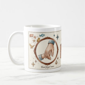Persoonlijke 'Beste papa #1' waterverf full-wrap m Koffiemok
