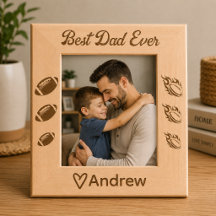 Persoonlijke Beste Papa Ooit Voetbal Fotolijst