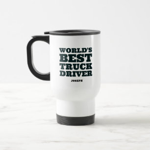 Persoonlijke 'Beste Truckchauffeur ter Wereld' Reisbeker