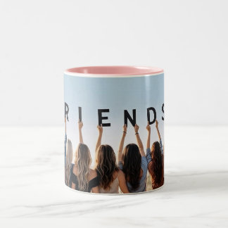 Persoonlijke Beste Vriend Foto Koffiekop Tweekleurige Koffiemok