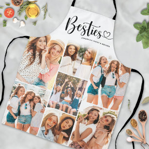 Persoonlijke Beste Vriendin BFF Fotocollage Schort