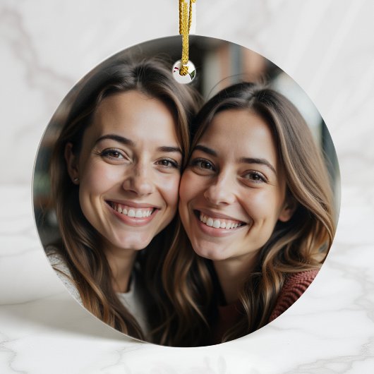 Persoonlijke Bestie Foto Keramisch Ornament