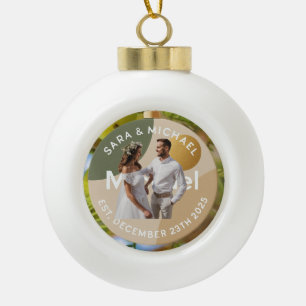 Persoonlijke betekenis voor ruimtes of feesten keramische bal ornament