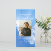 Persoonlijke bidkaart / bidkaarten (Staand voorkant)