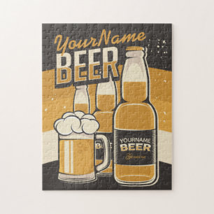 Persoonlijke bierfles Sudsy mok brouwbar Legpuzzel