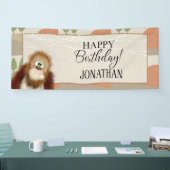 Persoonlijke Big Foot Threadday Party Spandoek (Beurs)