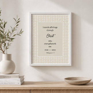 Persoonlijke Bijbelverzen voor Moeilijke Tijden Poster