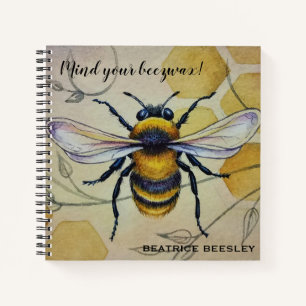 Persoonlijke  bijen nr. 1 en Honeycomb Art Notitieboek