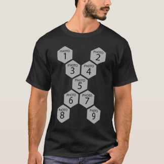 Persoonlijke Bijenkorf 9 Foto Collage T-shirt