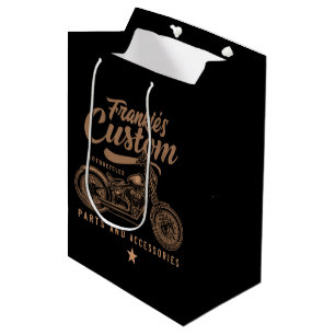 Persoonlijke Biker Douane Bobber Motorfiets Garage Medium Cadeauzakje