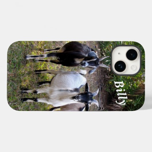 Persoonlijke Billy Goat Phone Case (Achterkant (horizontaal))