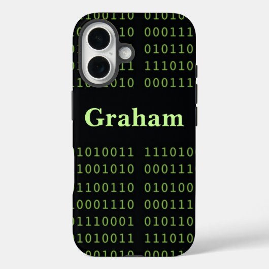 Persoonlijke binaire code Case-Mate iPhone case (Achterkant)