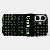 Persoonlijke binaire code Case-Mate iPhone case (Achterkant (horizontaal))