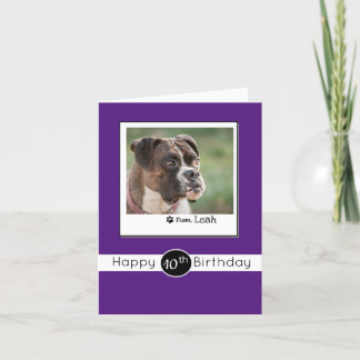 Persoonlijke Birthday-kaart van uw hond Feestdagen Kaart