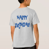 Persoonlijke Birthday Party Favor Rainbow Cake T-shirt (Achterkant)