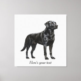 Persoonlijke Black Labrador Retriever Decoratie