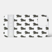 Persoonlijke Black Schnauzer Dog Case-Mate iPhone Case (Achterkant (horizontaal))