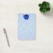 Persoonlijke Blauwe Dinosaur  Post-it® Notes (Kantoor)