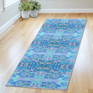 Persoonlijke Blauwe Kaleidoscoop Yogamat