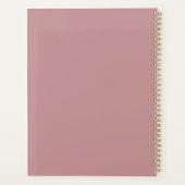 Persoonlijke bloem planner (Achterkant)