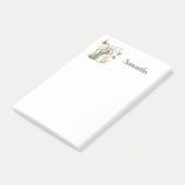 Persoonlijke bloemen gietkan  post-it® notes (Schuin)