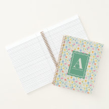 Persoonlijke bloemen notebook