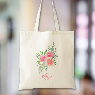 Persoonlijke Bloemen Tote Bag