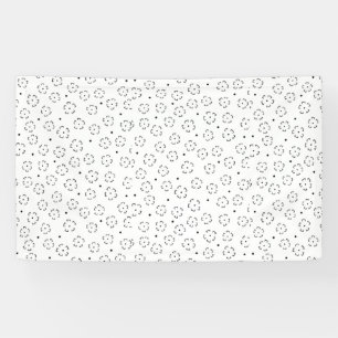 Persoonlijke bloemengeboortegdagcadeaumap spandoek