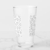 Persoonlijke bloemengeboortegiftmap glas (Links)