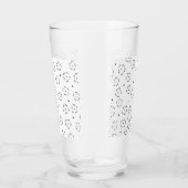 Persoonlijke bloemengeboortegiftmap glas (Rechts)