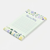 Persoonlijke bloemnotities post-it® notes (Schuin)