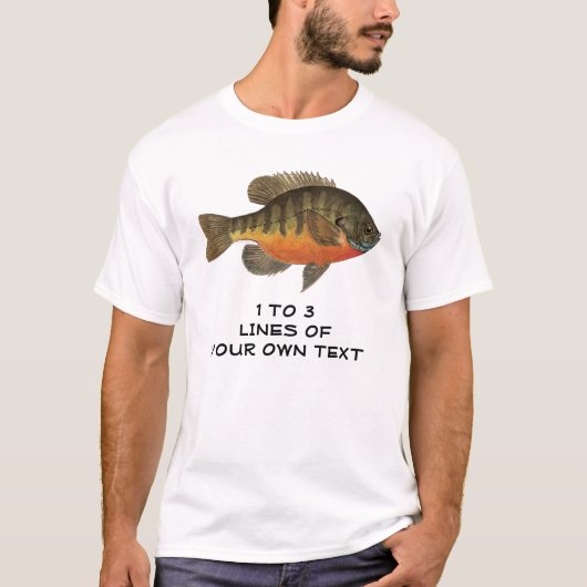 Persoonlijke Bluegill, Bream T-shirt (Voorkant)