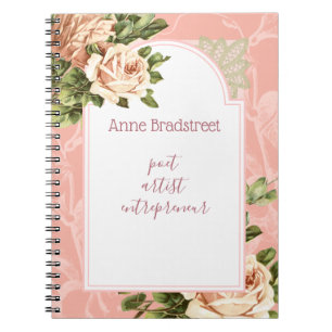 Persoonlijke Blush  Roos Journaling Notitieboek