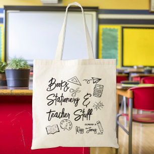 Persoonlijke boeken kantoorartikelen & spullen voo tote bag