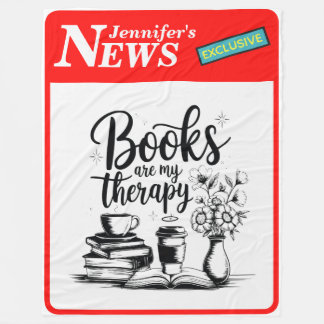 Persoonlijke Boeken Zijn Mijn Therapie Nieuws Excl Fleece Deken