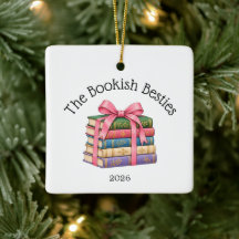 Persoonlijke Boekenclub Ornament | Aangepaste Club