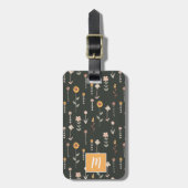 Persoonlijke Boho Bagagelabel (Voorkant verticaal)